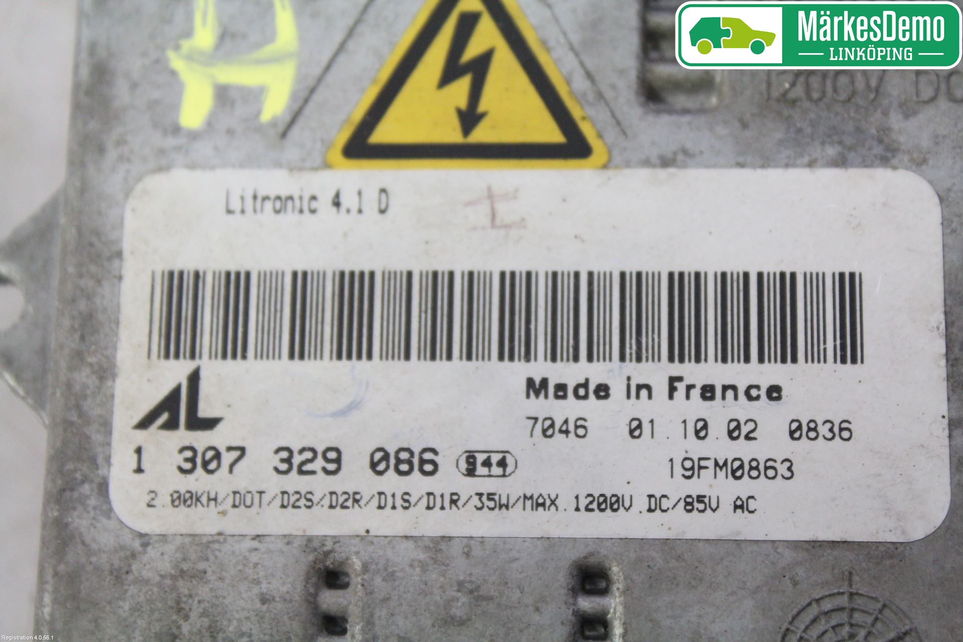 Mazda 6 02-08 Styrenhet Strålkastare