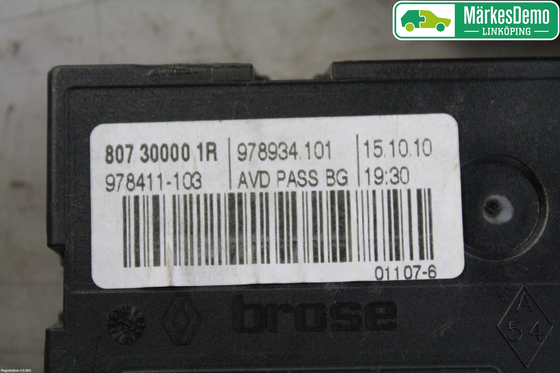 Renault LAGUNA III 11-15 Fönsterhissmotor