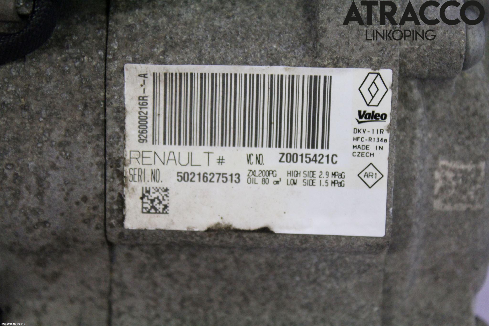 Dacia SANDERO/STEPWAY 13-20 Ac Kompressor