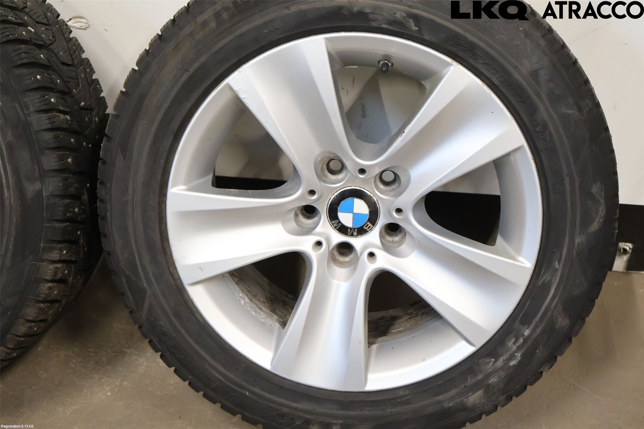 BMW 5 F10/F11/F18 09-17 Vinterdäck Alumfälg 4St