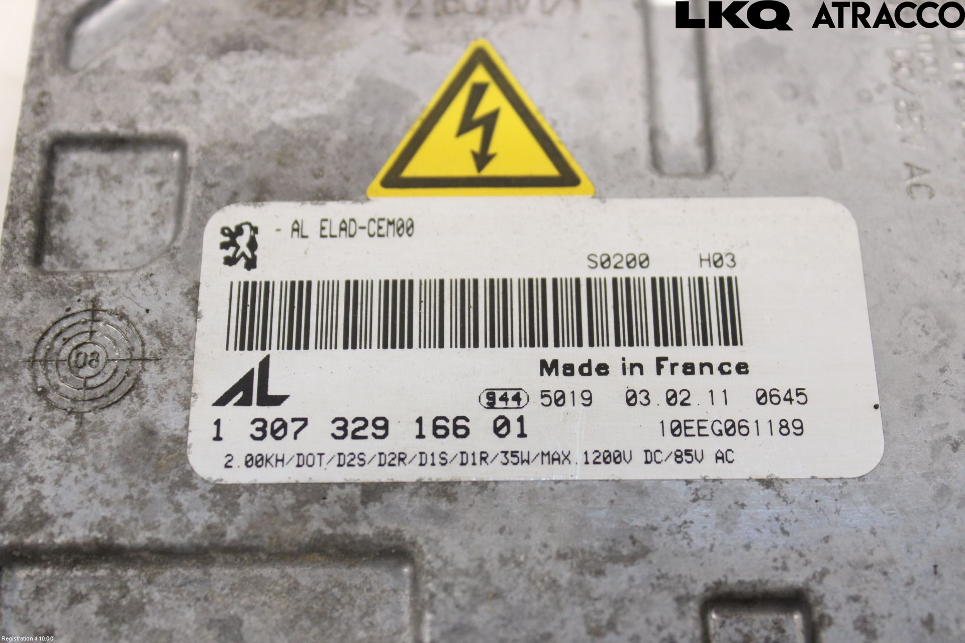 Peugeot RCZ Styrenhet Strålkastare