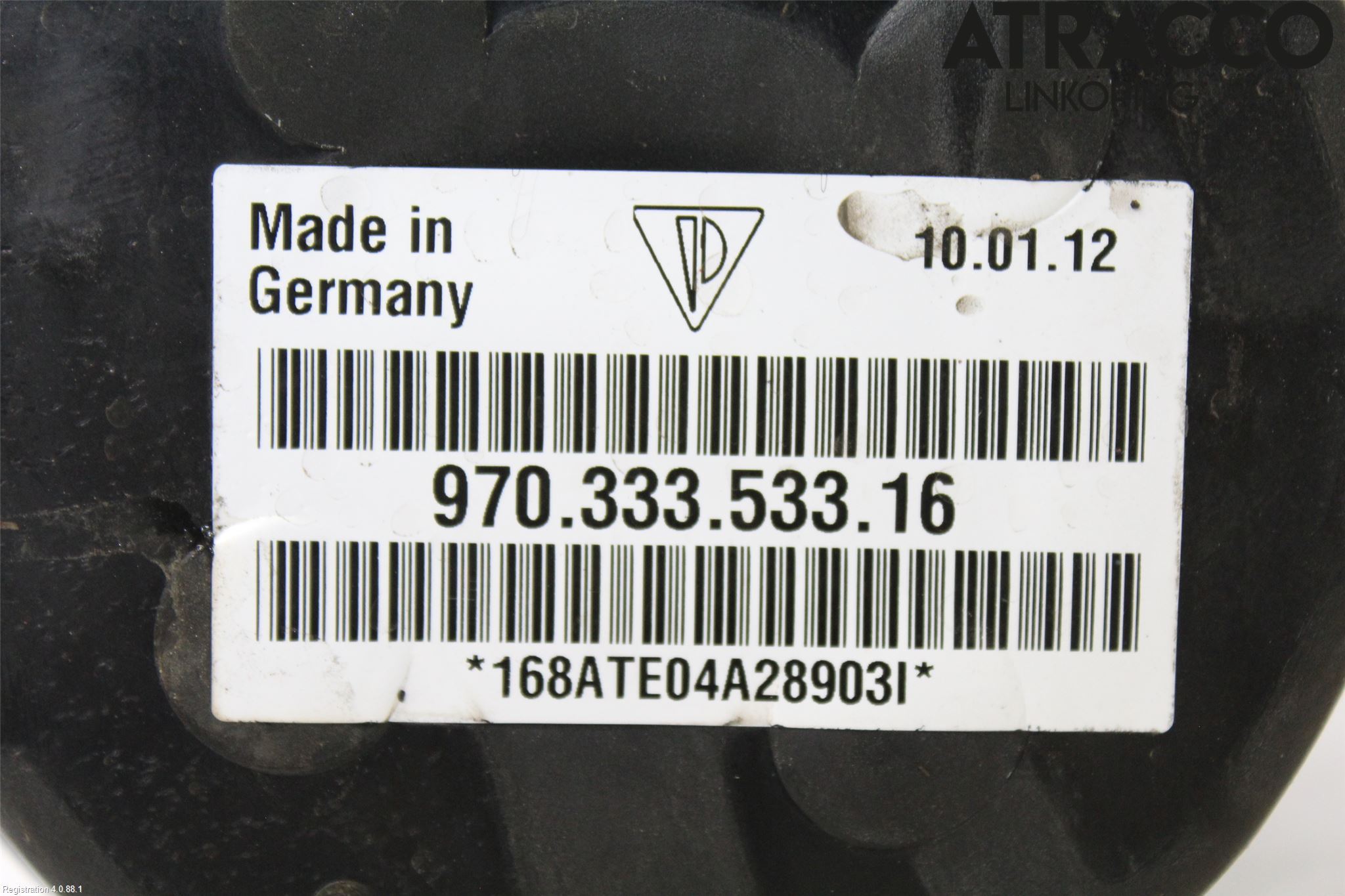 Porsche PANAMERA 09- Nivå-Luftfjädring Bälg