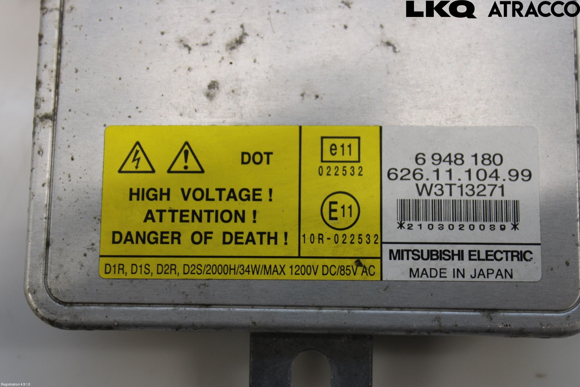 Volvo V70 08-13 Styrenhet Strålkastare