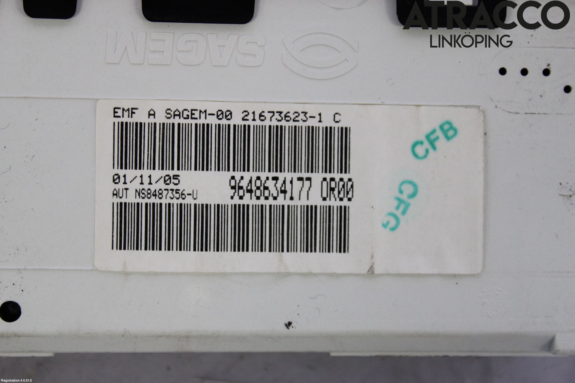 Peugeot 1007 Färddator