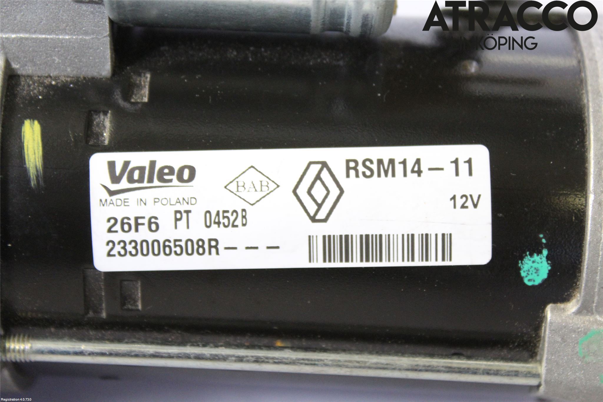 Dacia DOKKER 13- Startmotor Diesel