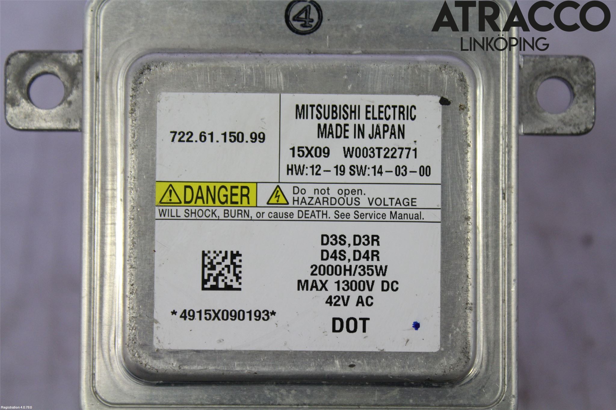 Volvo V40 12-19 Styrenhet Strålkastare