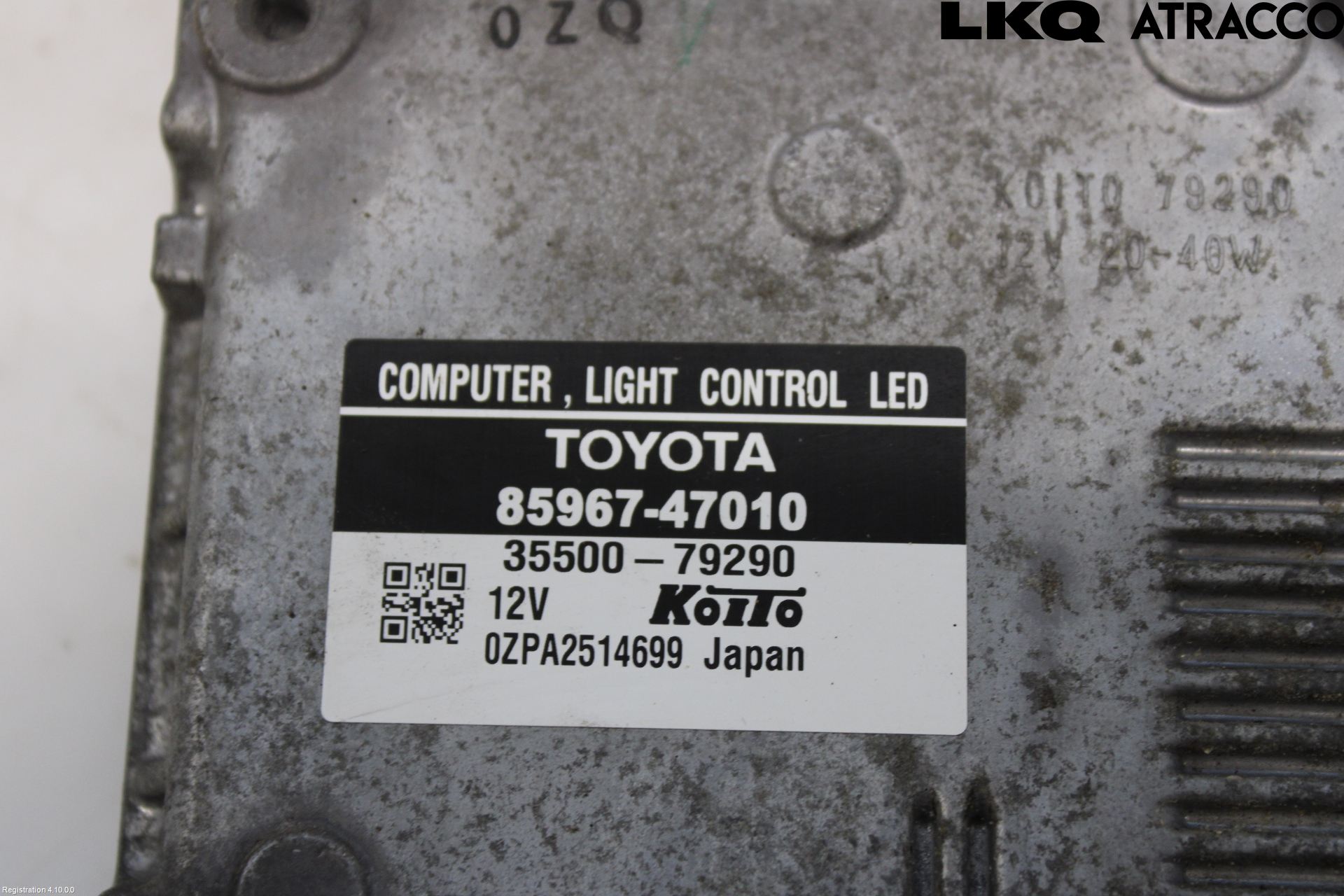 Toyota PRIUS ZVW30 09-20 Styrenhet Strålkastare