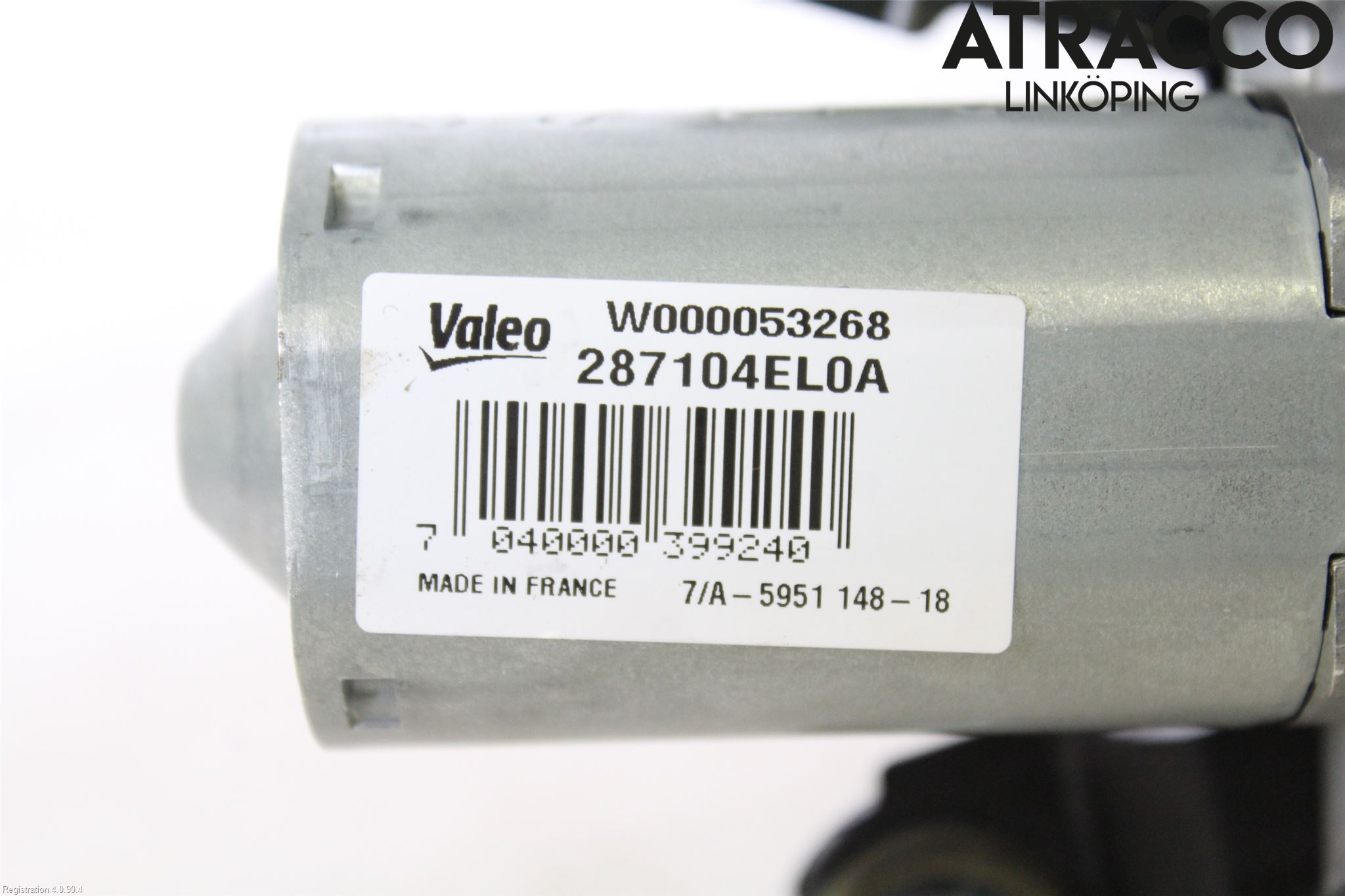 Nissan QASHQAI 17-21 Torkarmotor Baklucka