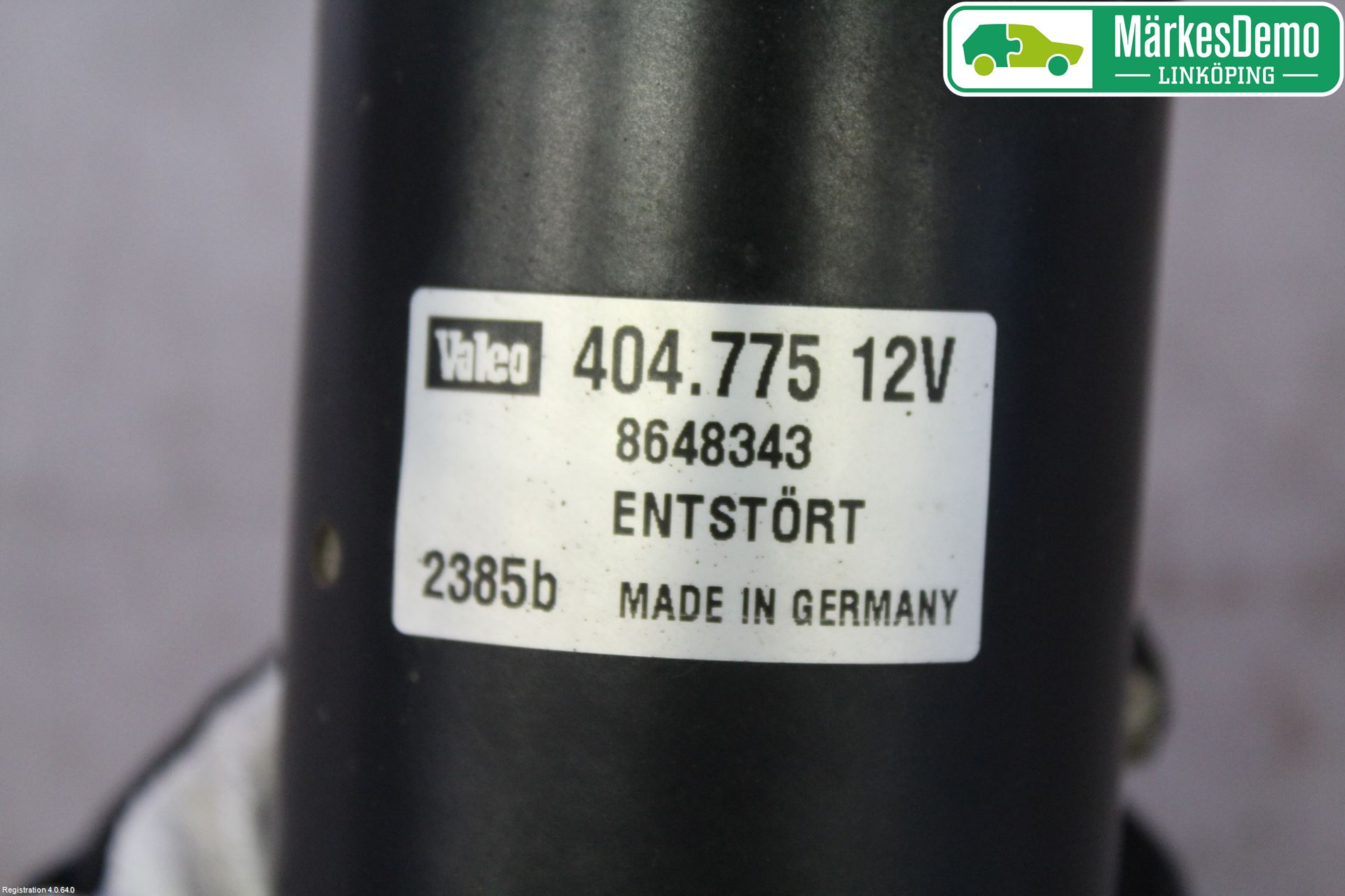 Volvo V70 05-08 Torkarmotor Vindruta