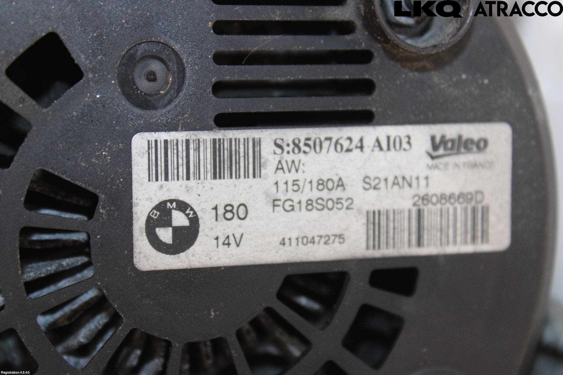 BMW 3 E90/91 SED/TOU 05-12 Generator