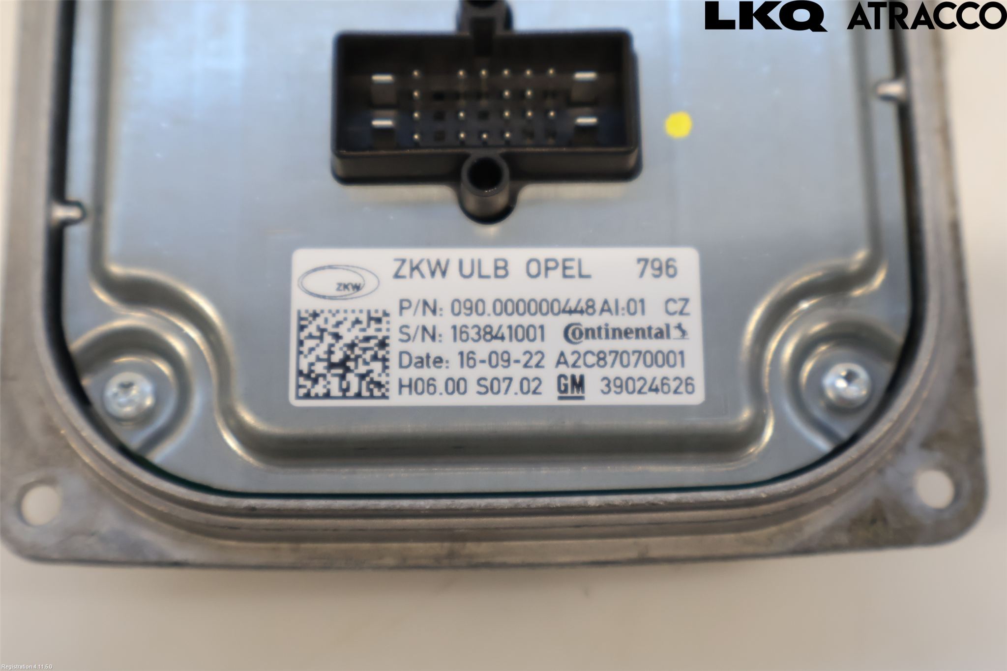 Opel ASTRA K 16-22 Styrenhet Strålkastare