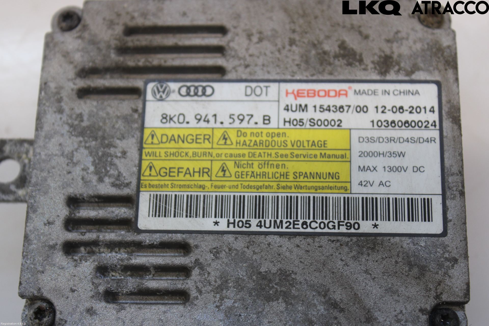 Volkswagen VW PASSAT 11-14 Styrenhet Strålkastare