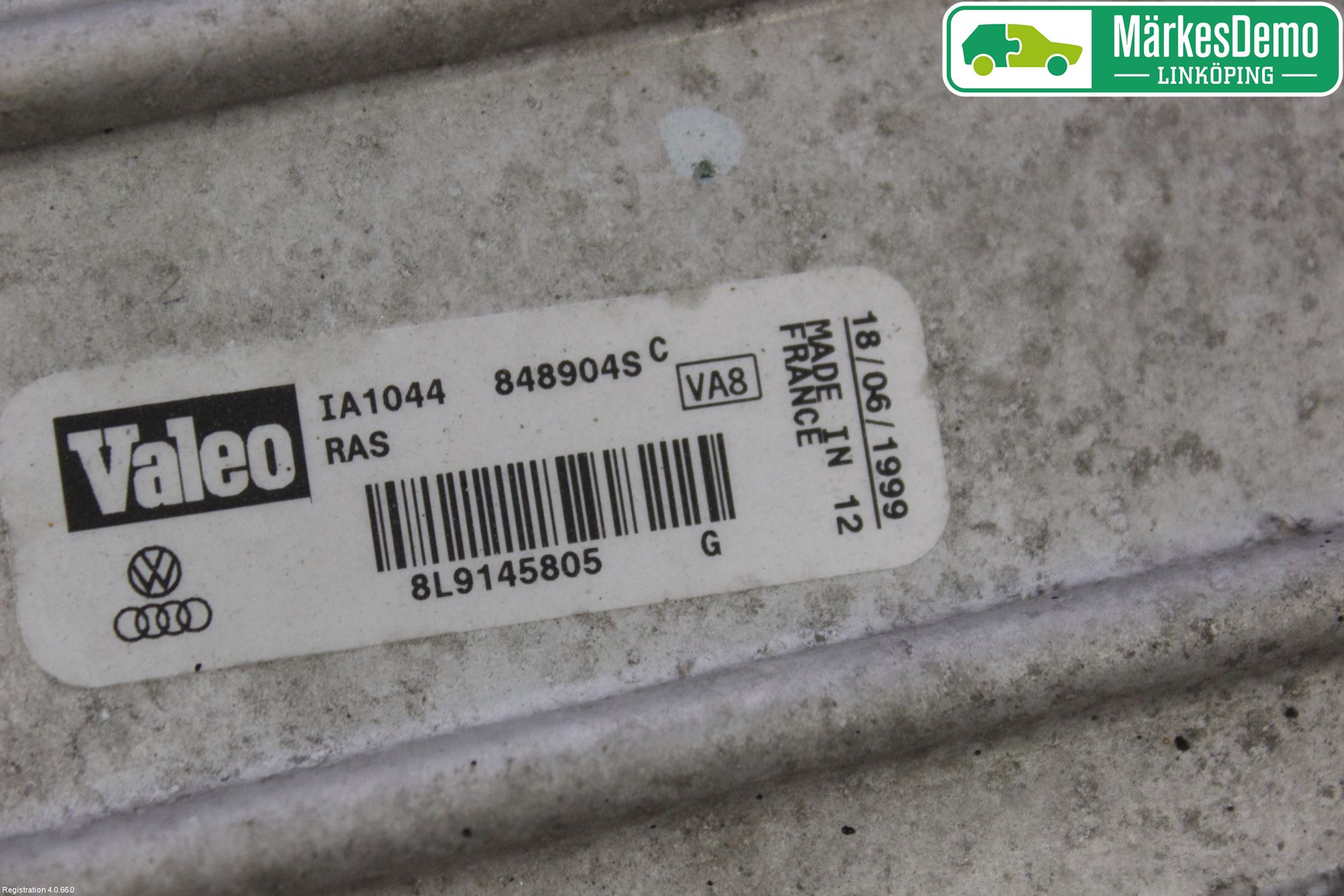 Audi TT 99-06 Laddluft-Intercooler Kyl