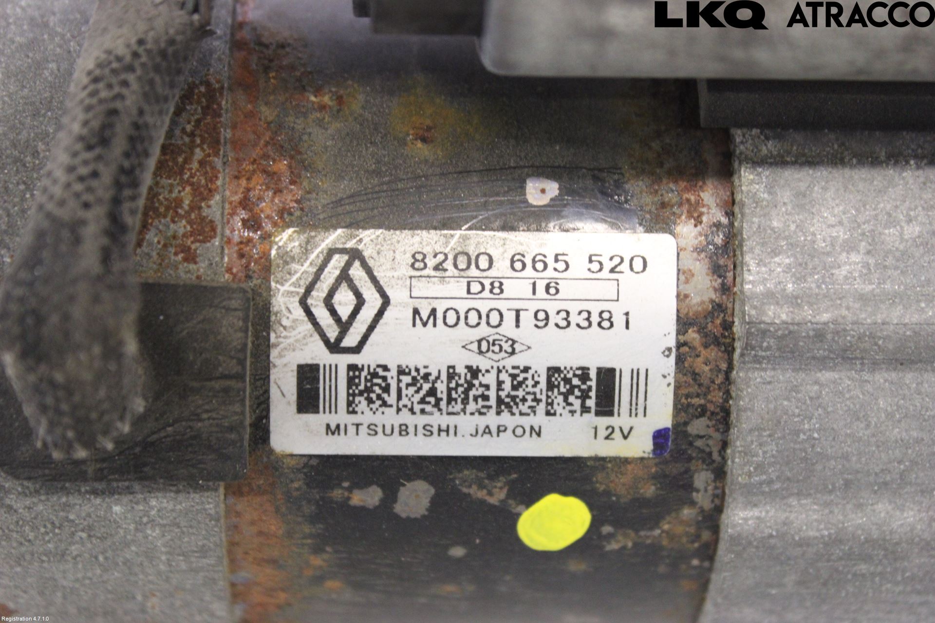 Renault MEGANE III 09-15 Startmotor