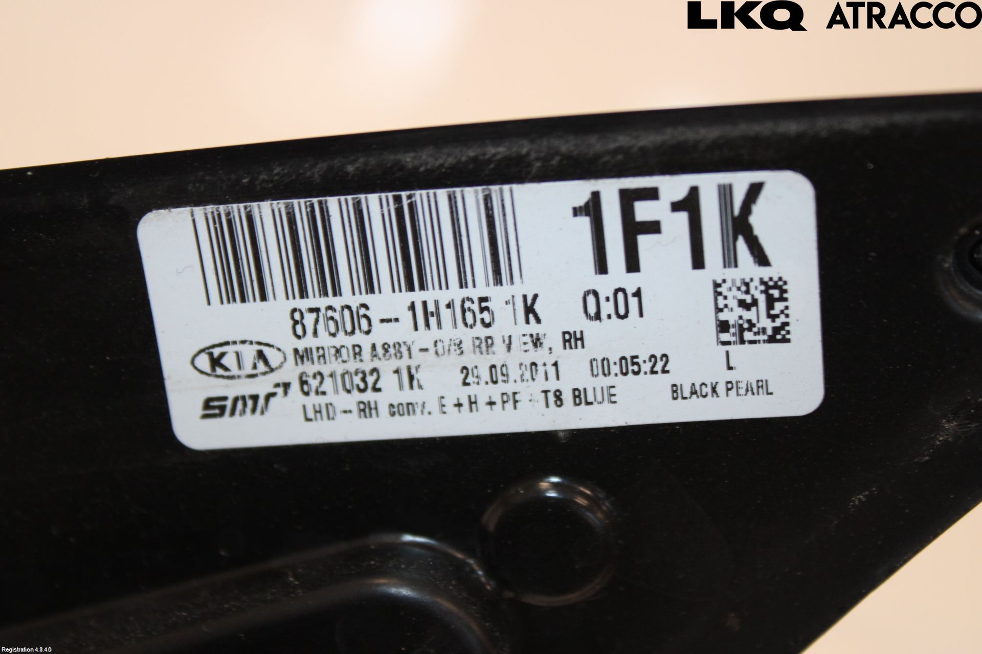 Kia CEED 06-12 Spegel Yttre El Hö
