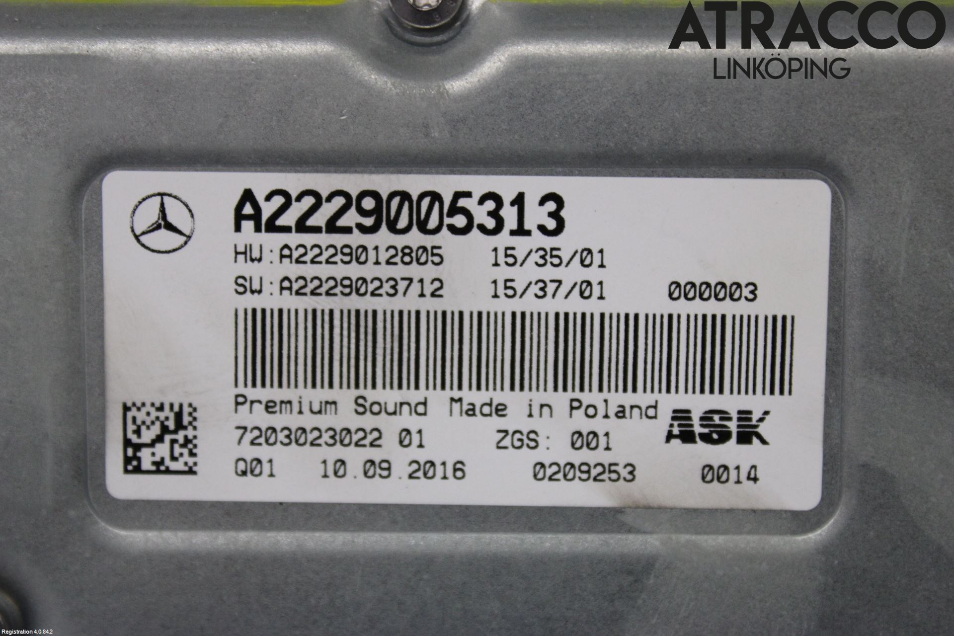 Mercedes-Benz MB SLK/SLC-KLASS (R172) 11-20 Radio-Stereo Förstärkare