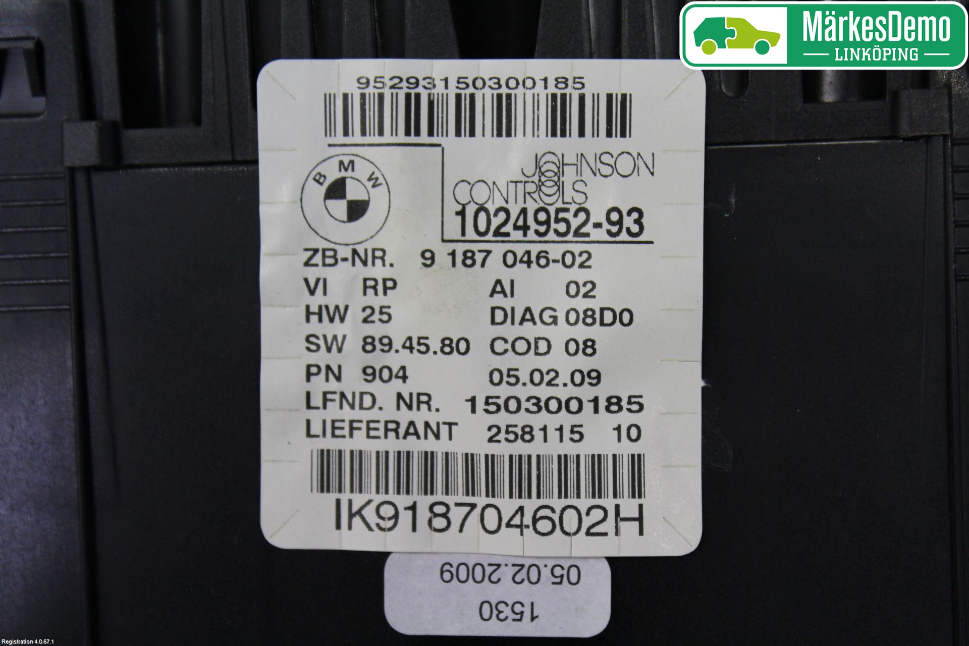 BMW 1 E87/81 5D/3D 03-11 Instrument Komb