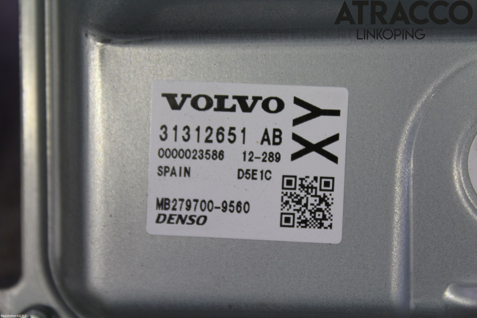 Volvo V40 12-19 Styrenhet Insprut Bensin
