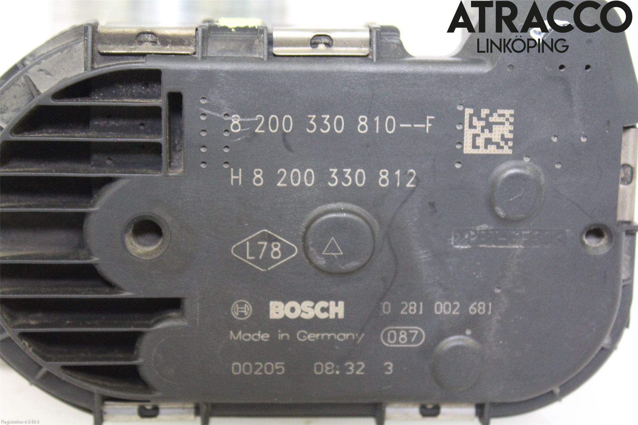 Renault TRAFIC   02-14 Injspjällhus