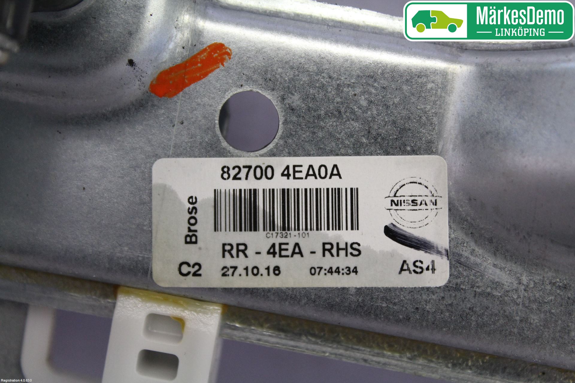 Nissan QASHQAI 14-17 Fönsterhiss El Kompl
