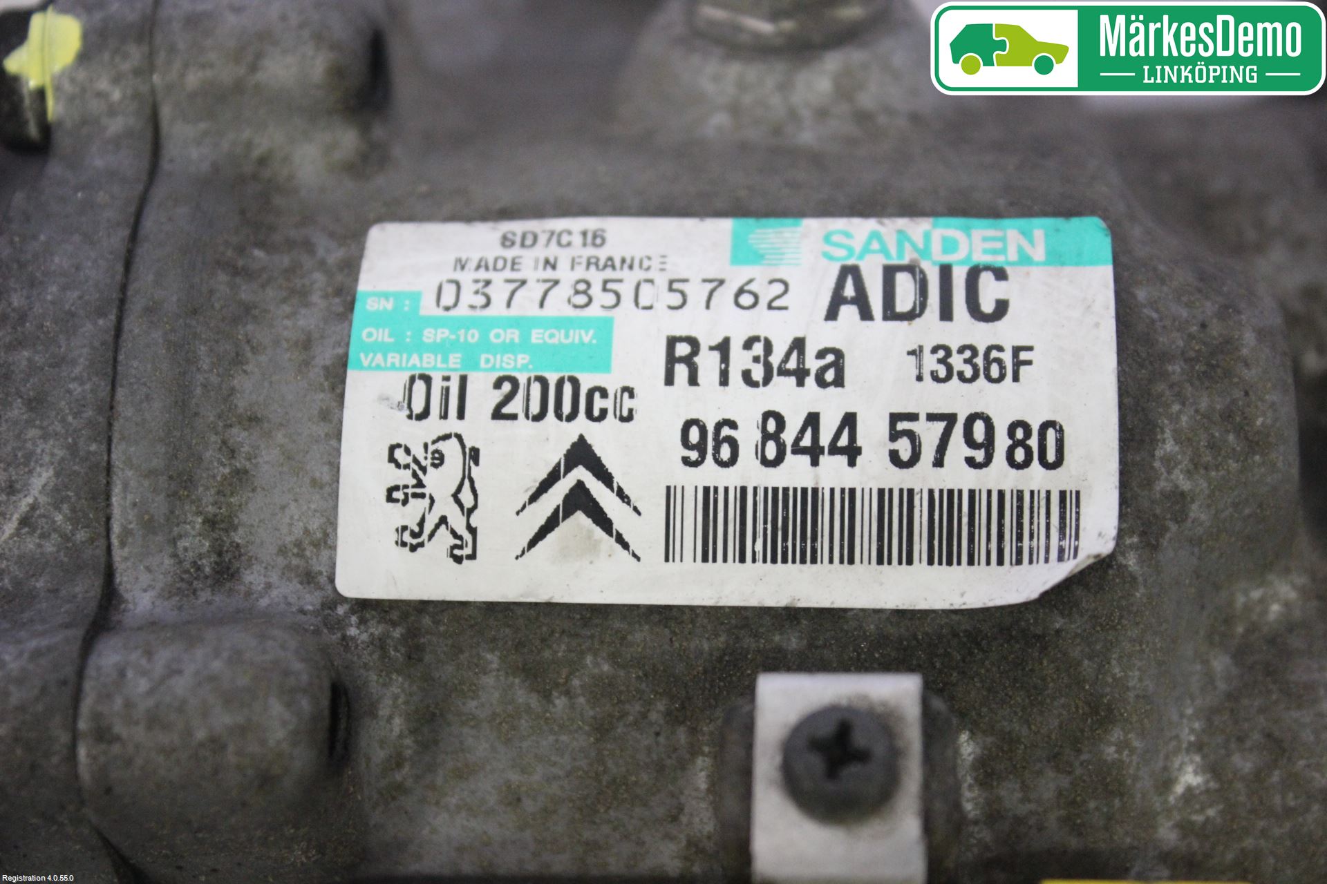 Citroen C4 PICASSO 06-13 Ac Kompressor