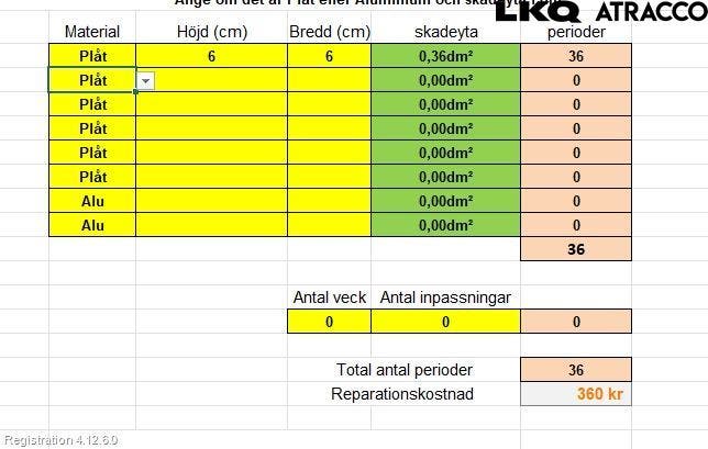 Volkswagen VW CADDY 11-15 Dörr Bak Van-Skåp Vänster