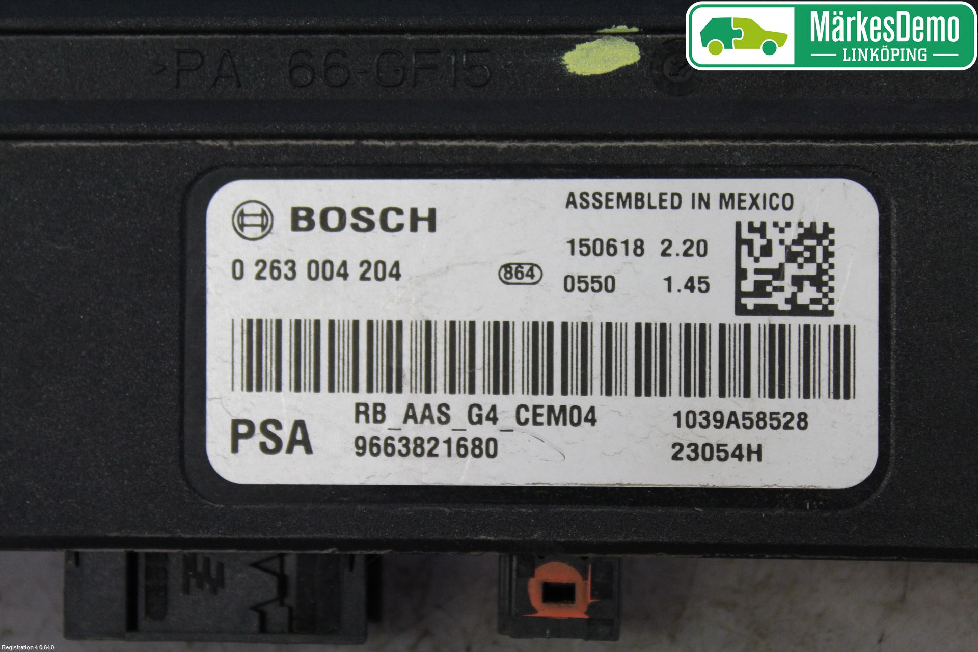 Peugeot PARTNER 16-18 Styrenhet Parkeringshjälp