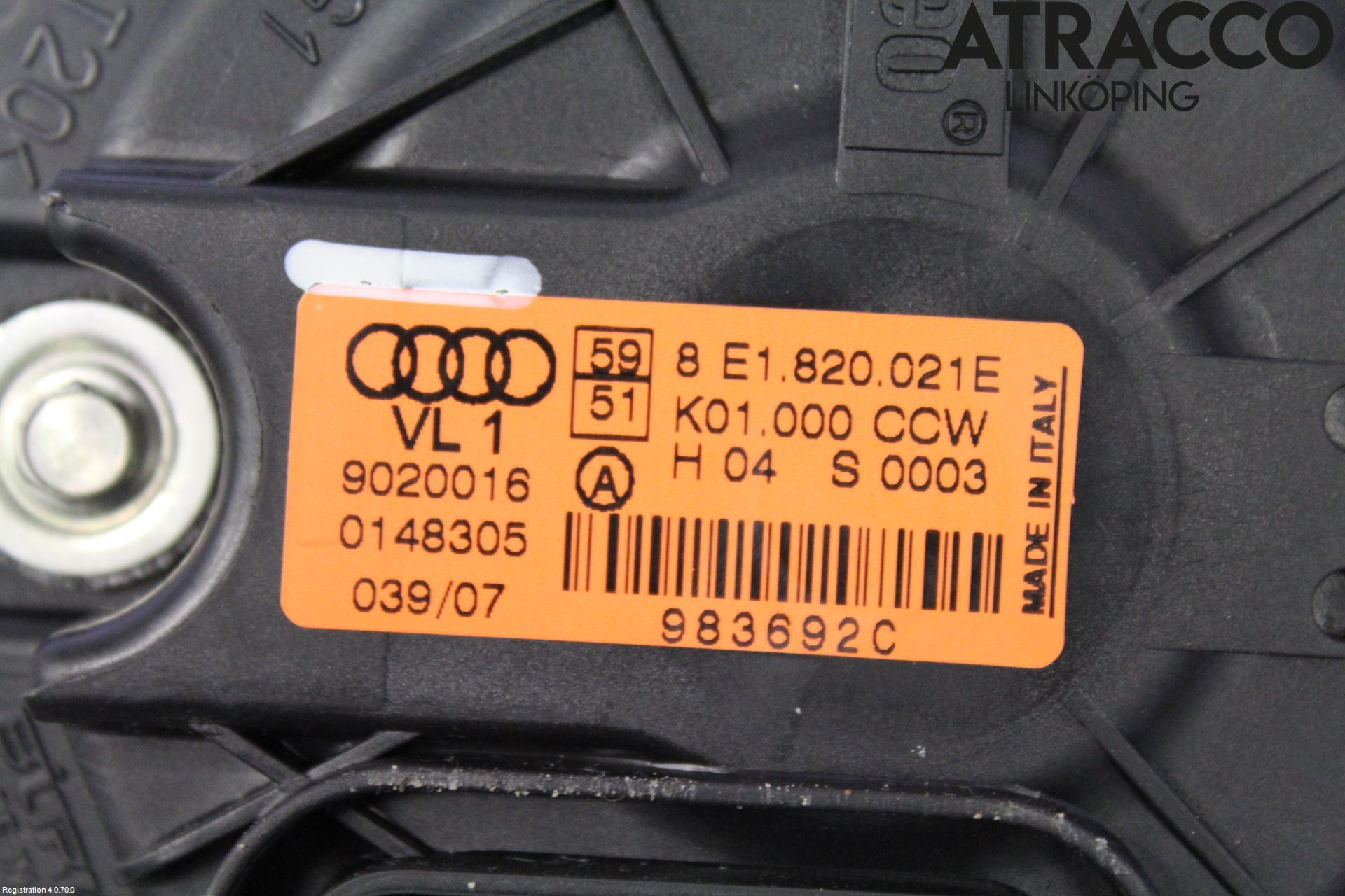 Audi A4/S4 05-07 Värmefläkt