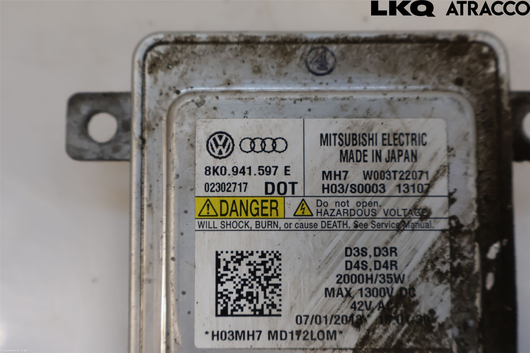 Audi A4 ALLROAD 09-16 Styrenhet Strålkastare