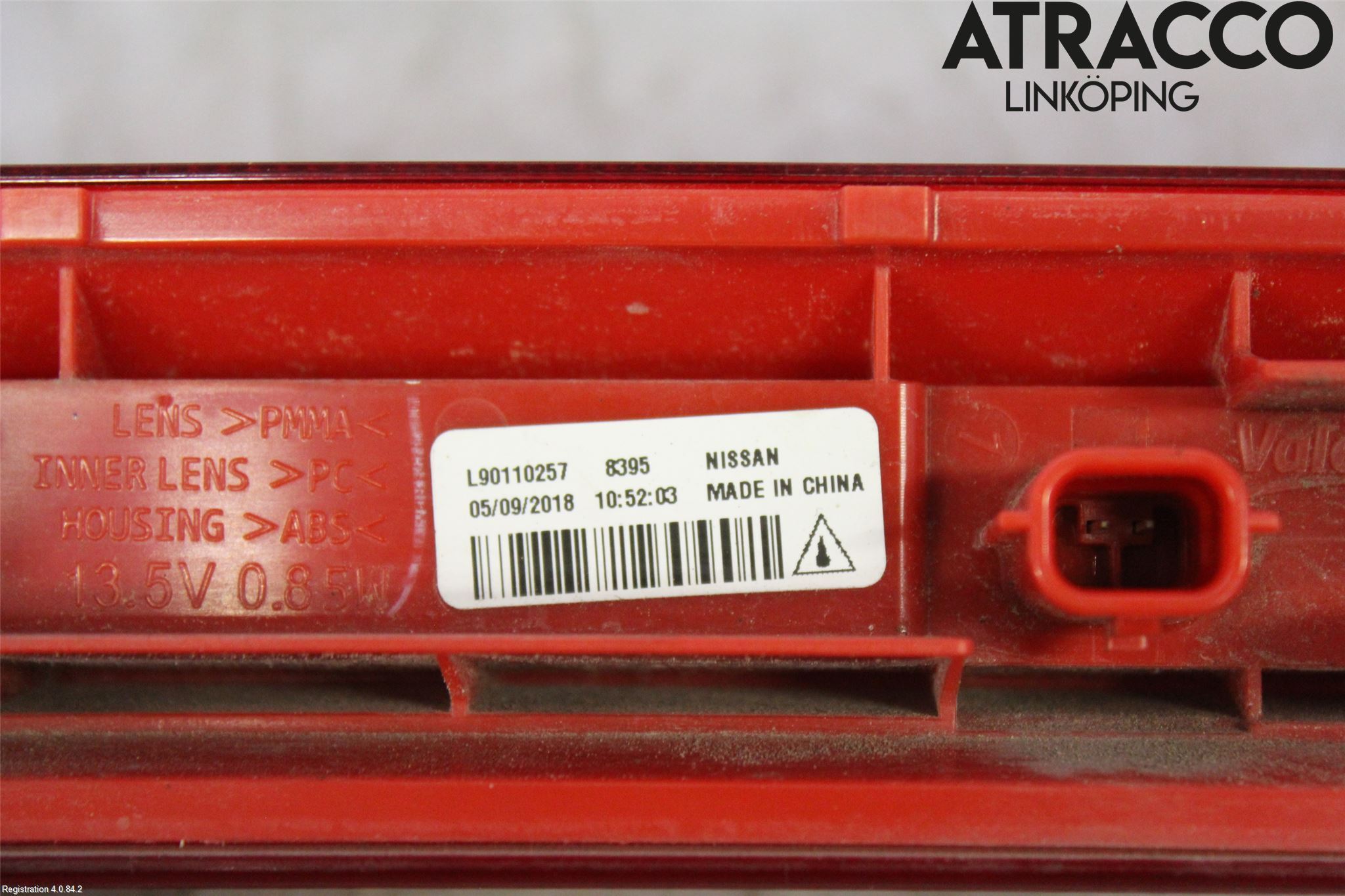 Nissan LEAF 18- Bromsljus Bakruta