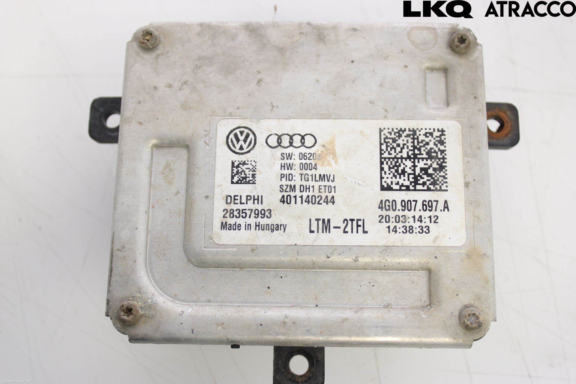 Volkswagen VW CADDY 11-15 Styrenhet Strålkastare