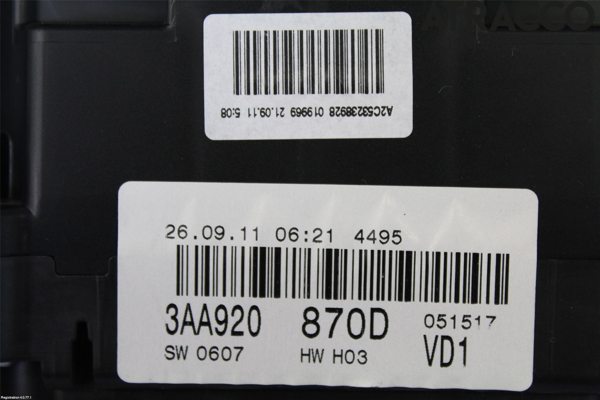 Volkswagen VW PASSAT 11-14 Instrument Komb
