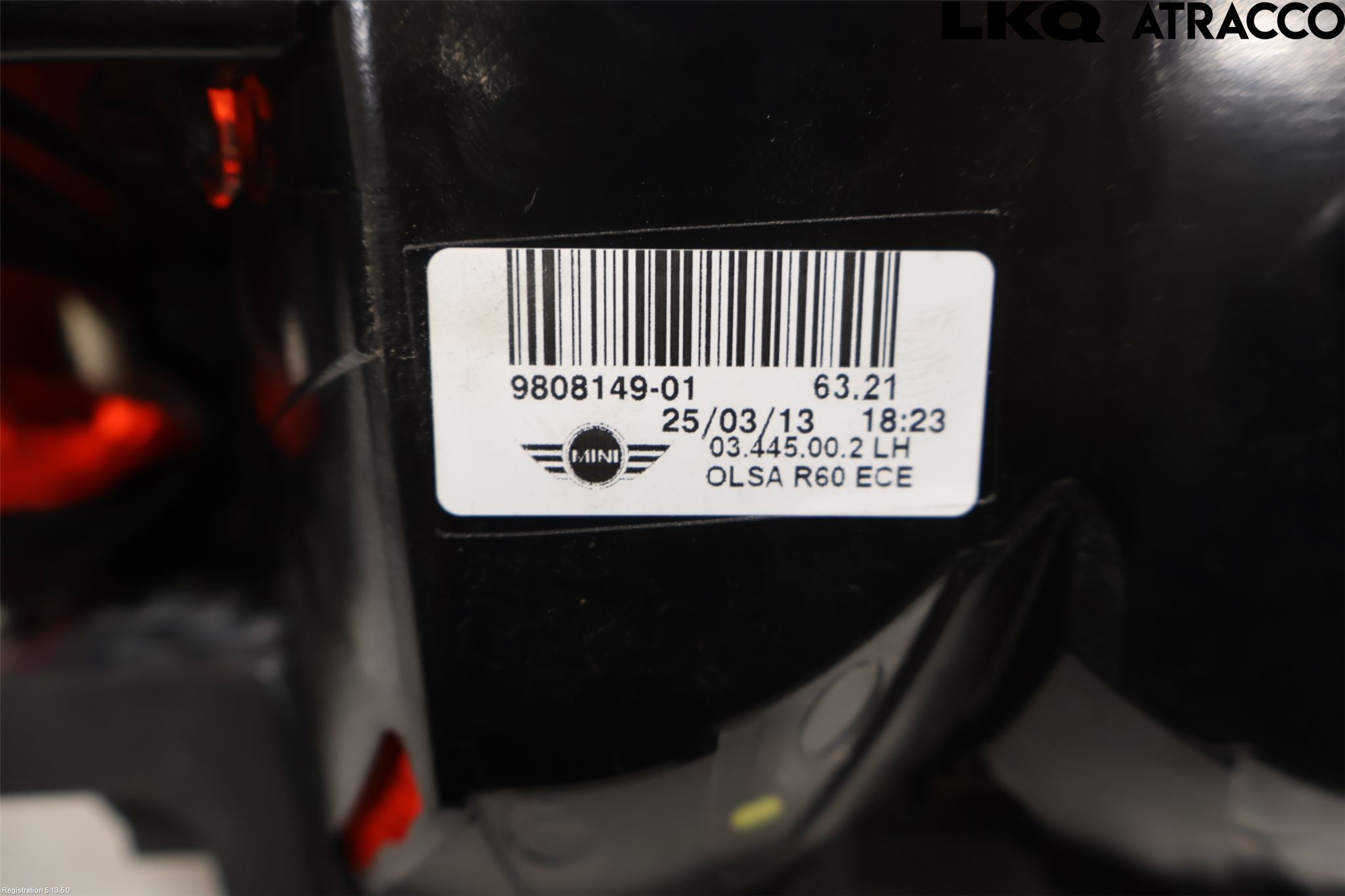 Mini COUNTRYMAN R60 11-16 Bakljus Vänster