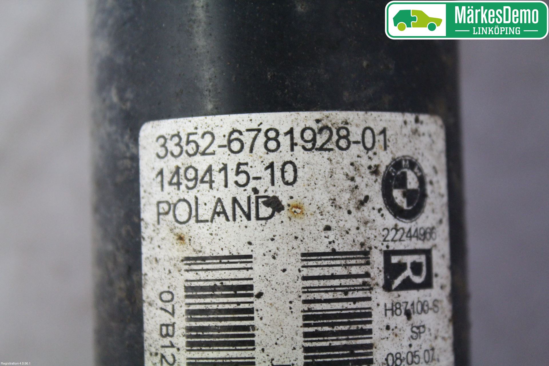 BMW X5 E70 07-13 Stötdämpare Bak