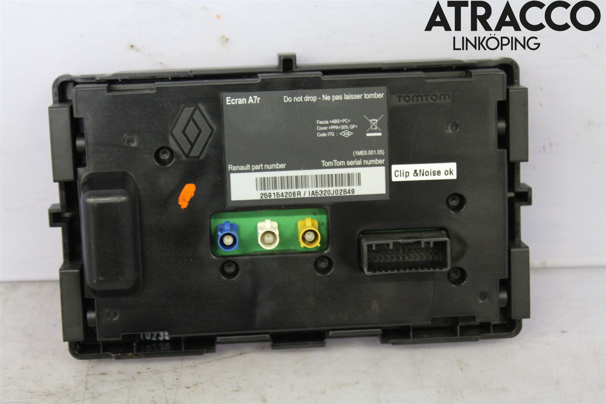 Renault LAGUNA III 08-10 Multifunktionsdisplay