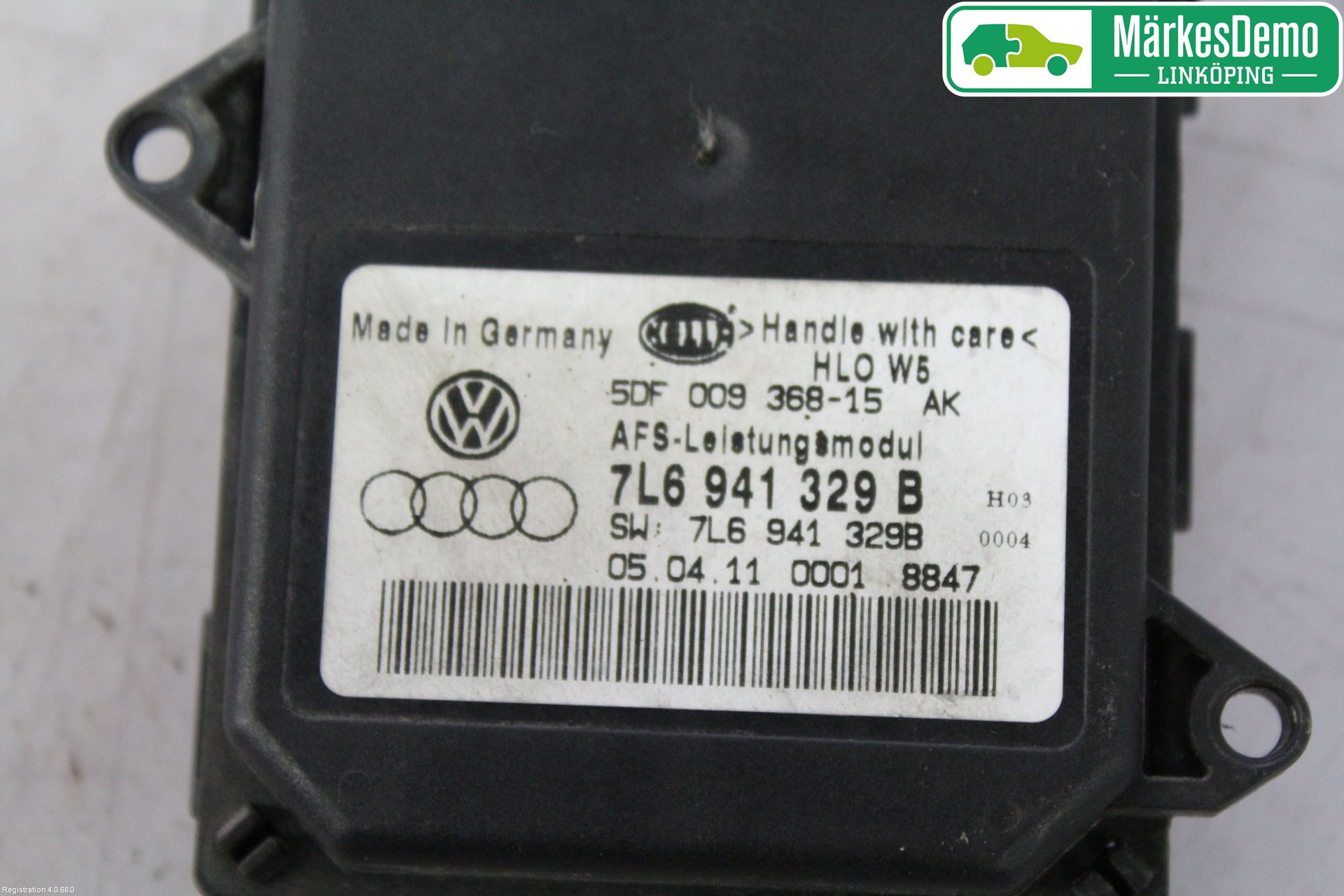 Volkswagen VW GOLF VI 09-13 Styrenhet Strålkastare