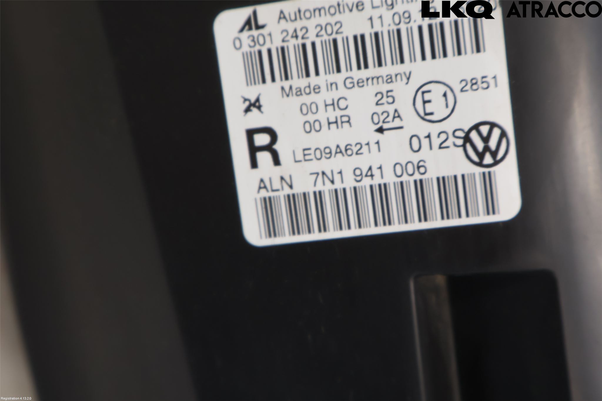 Volkswagen VW SHARAN 11- Strålkastare Höger