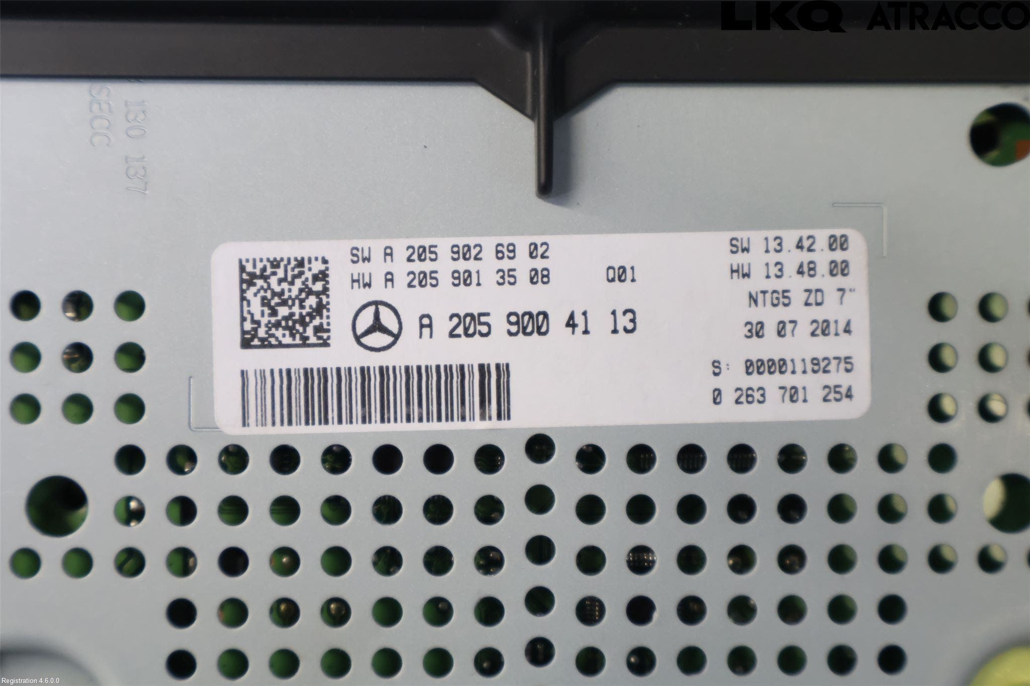 Mercedes-Benz MB C-KLASS (W205) 14-21 Multifunktionsdisplay