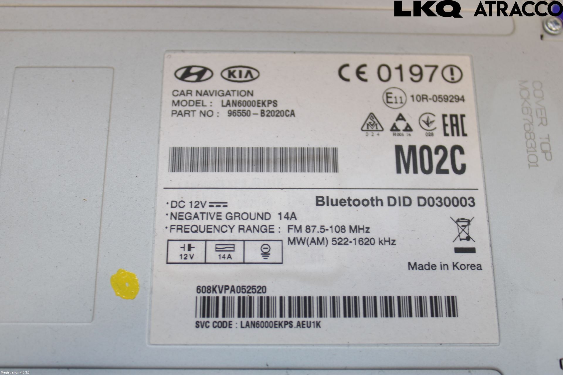 Kia SOUL 09- Cd Radio - Multimediapanel