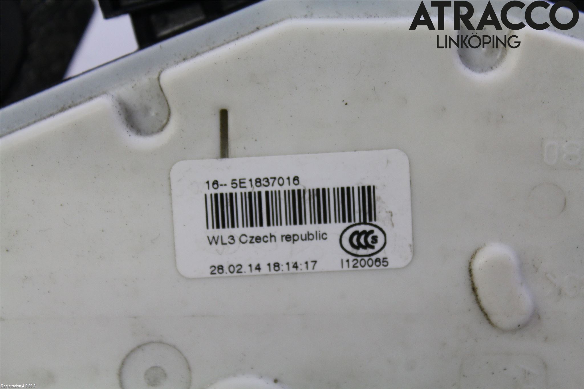 Skoda YETI Låskista-Dörrlås