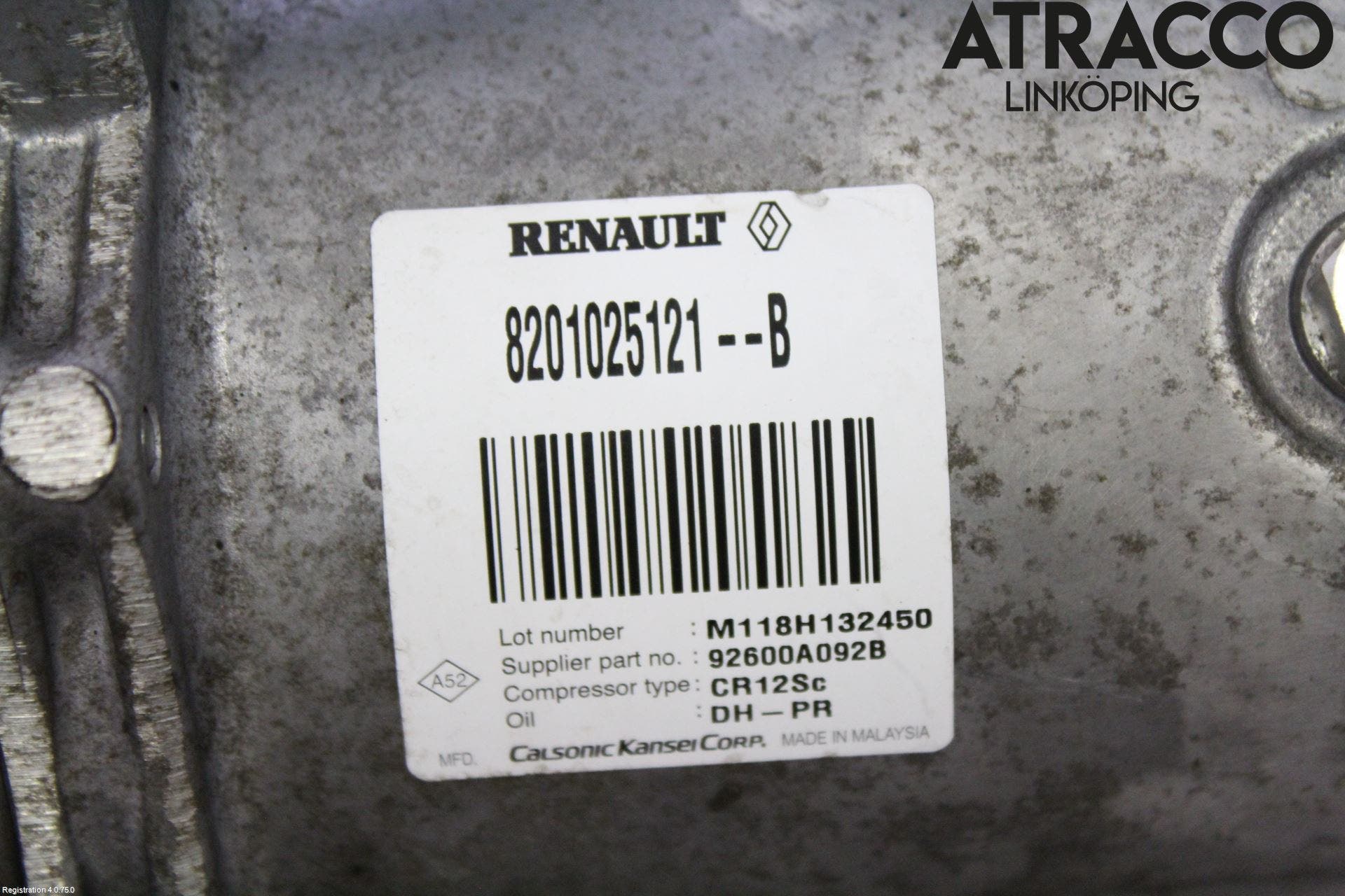 Dacia DOKKER 13- Ac Kompressor