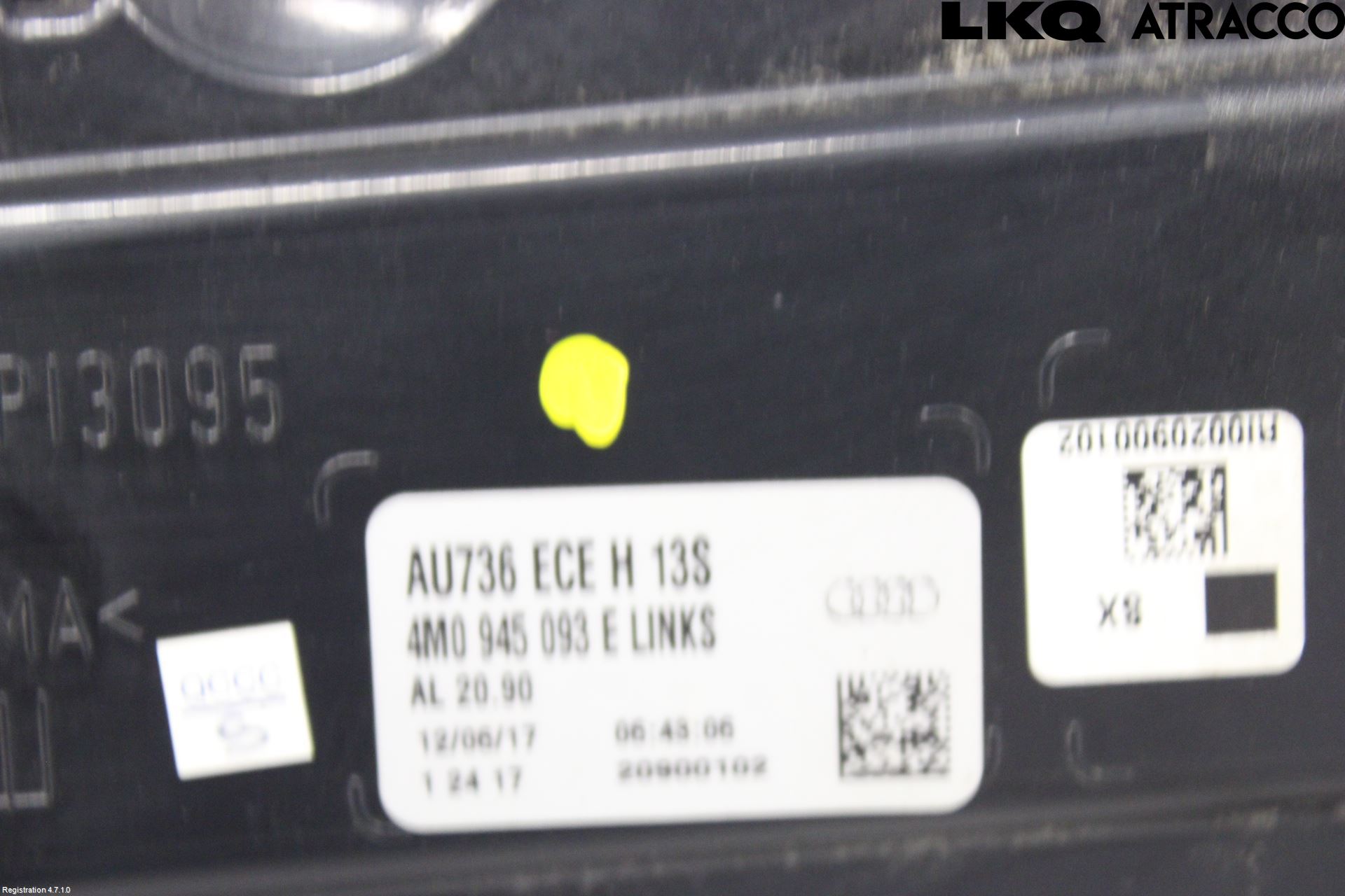 Audi Q7/SQ7 Bakljus Vänster