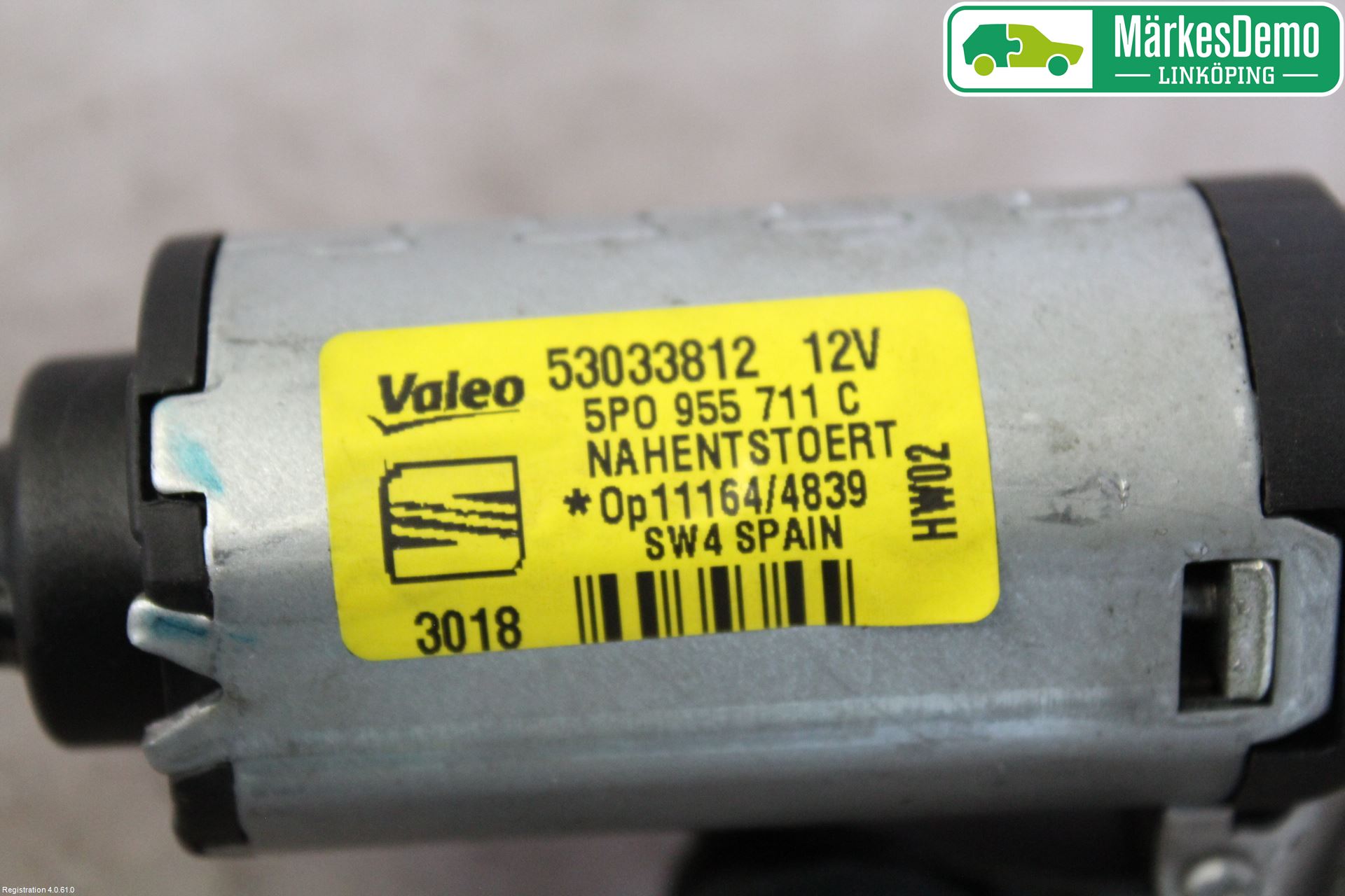 Seat LEON 06-12 Torkarmotor Baklucka