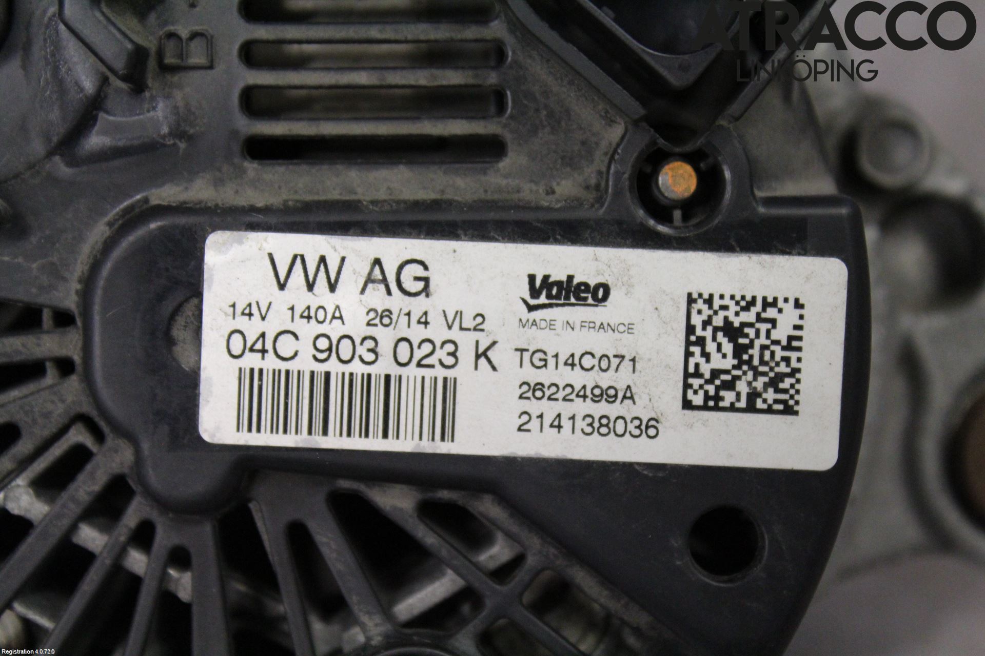 Volkswagen VW GOLF / E-GOLF VII 13-20 Generator