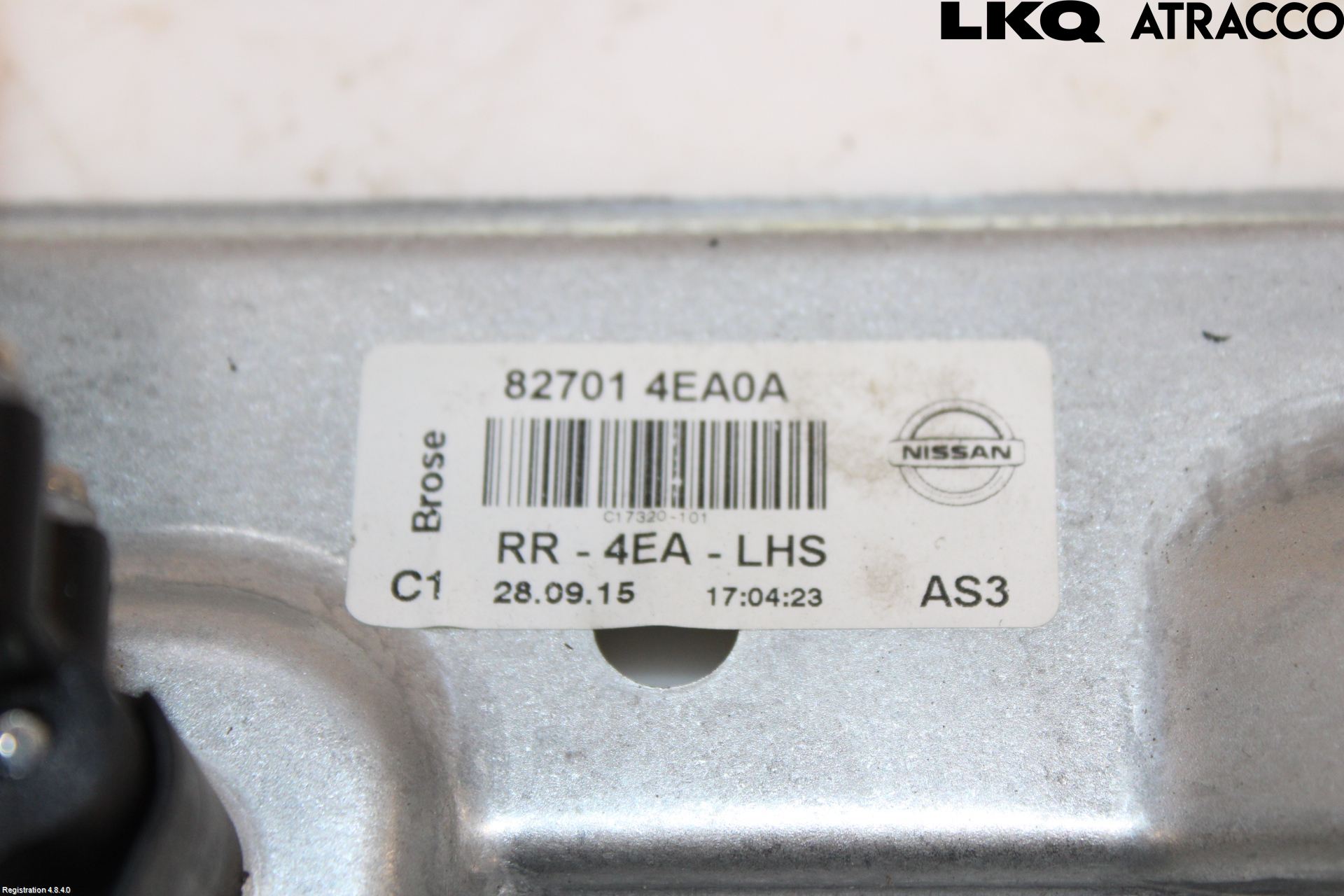 Nissan QASHQAI 14-17 Fönsterhiss El Kompl