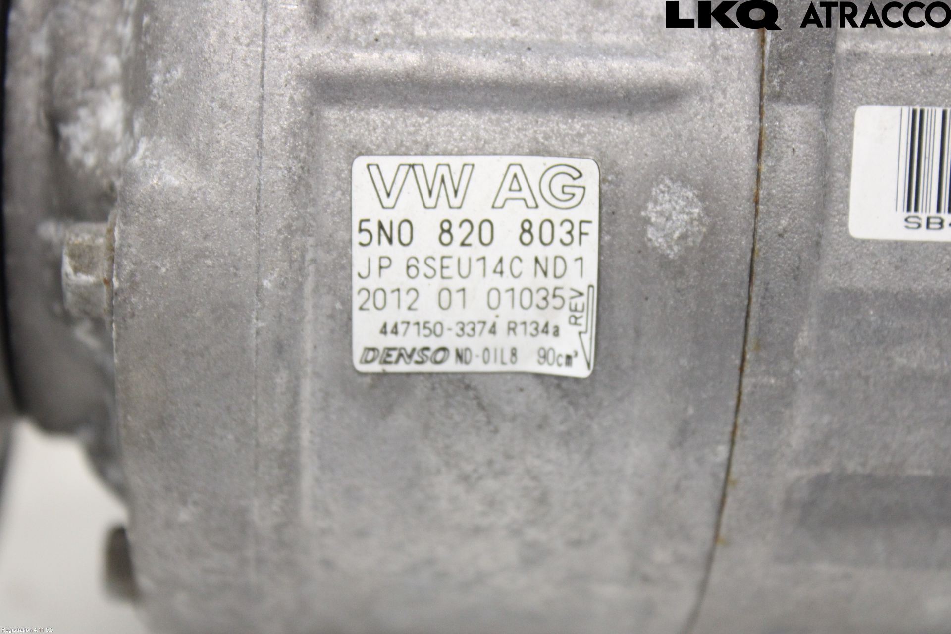 Volkswagen VW GOLF VI 09-13 Ac Kompressor