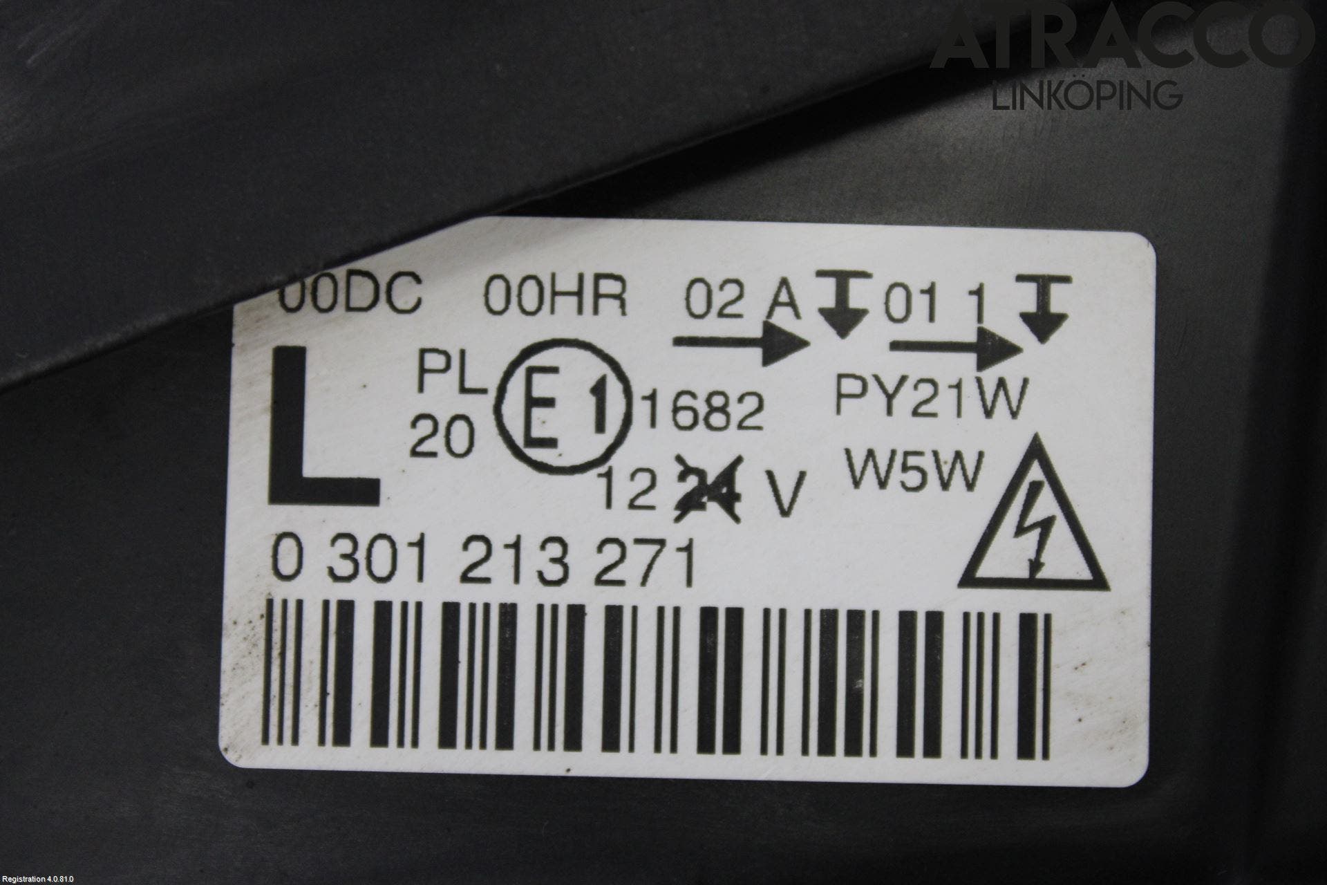 Peugeot 407 Strålkastare Vänster