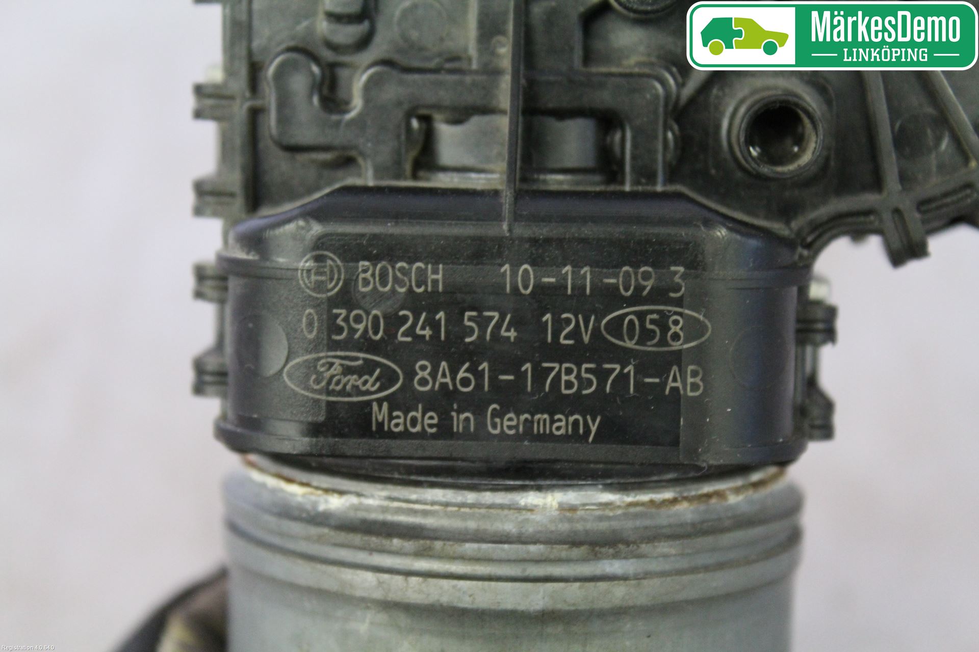 Ford FIESTA 09-12 Torkarmotor Vindruta