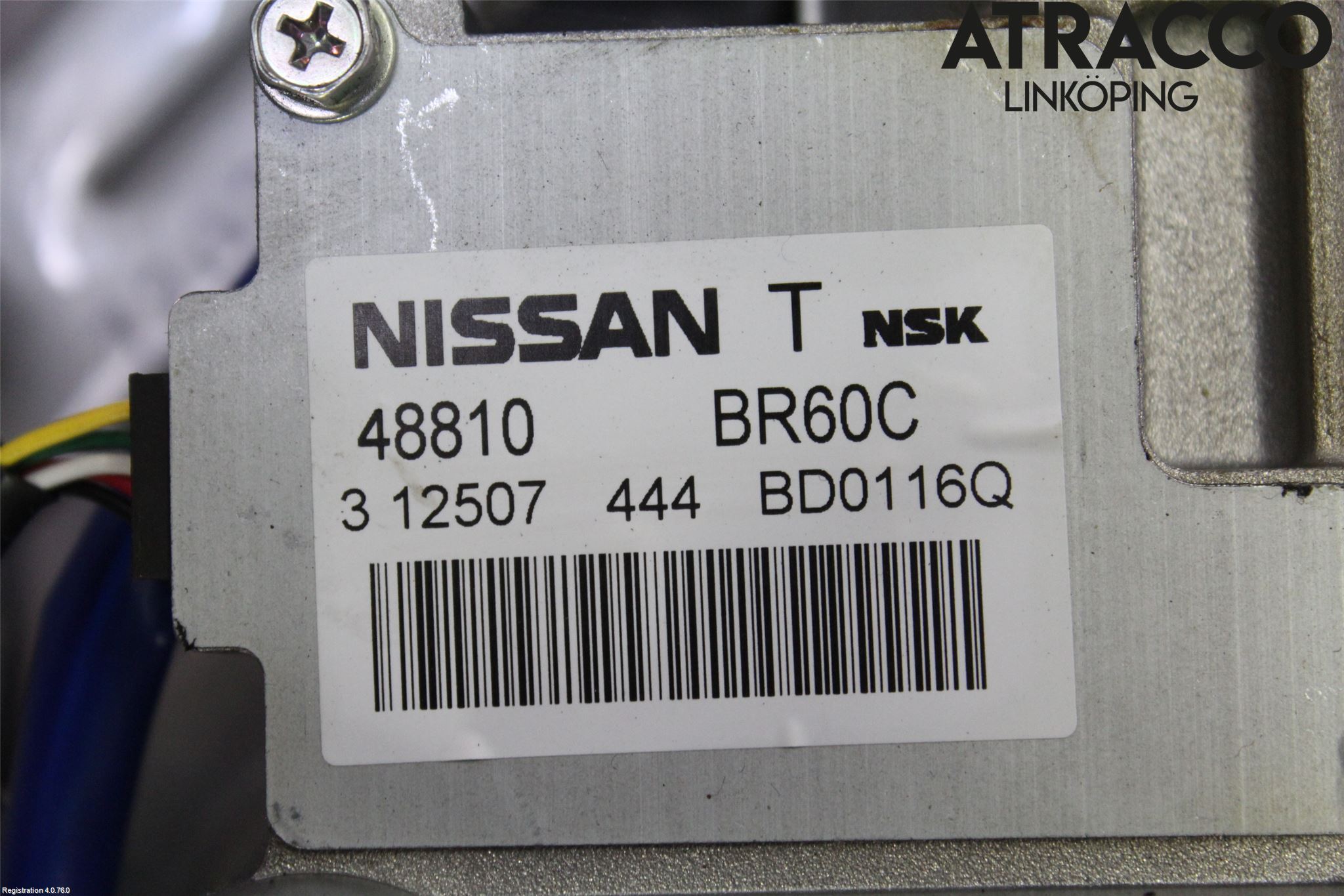 Nissan QASHQAI 10-14 Rattaxelagg Med Inb Servo