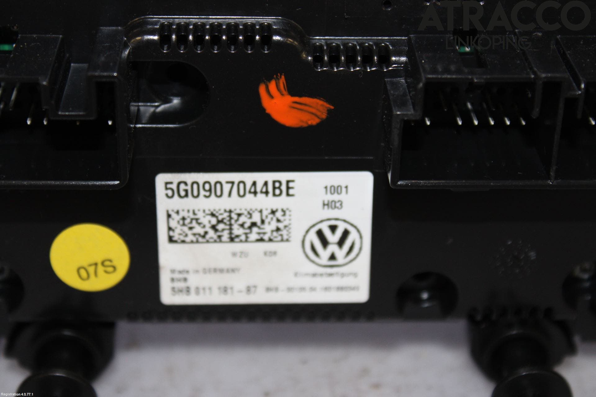 Volkswagen VW GOLF / E-GOLF VII 13-20 Ac Styrenhet Ac Manöveren